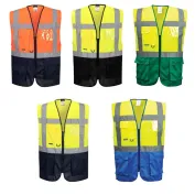 Gilet da Lavoro Alta Visibilità Multitasche Varsavia Executive Portwest C476 Gilet da Lavoro Alta Visibilità Multitasche Varsavia Executive Portwest C476