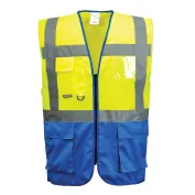 Gilet da Lavoro Alta Visibilità Multitasche Varsavia Executive Portwest C476 Gilet da Lavoro Alta Visibilità Multitasche Varsavia Executive Portwest C476