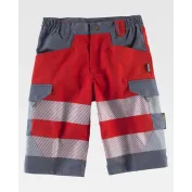 Bermuda da Lavoro Workteam Multitasche Alta Visibilità C2706