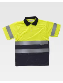 Polo da Lavoro Workteam Manica Corta Alta Visibilità C3860