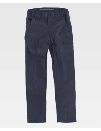 Pantalone da Lavoro Workteam Multitasche Stretch Slim B4033