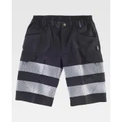 Bermuda da Lavoro Workteam Multitasche Alta Visibilità C2707