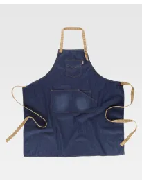 Grambiule da Lavoro Workteam Jeans Pettorina M710