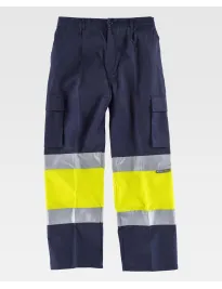 Pantalone da Lavoro Workteam Multitasche Alta Visibilità C4018