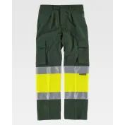 Pantalone da Lavoro Workteam Multitasche Alta Visibilità C4018