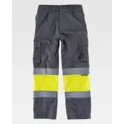 Pantalone da Lavoro Workteam Multitasche Alta Visibilità C4018