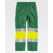 Pantalone da Lavoro Workteam Multitasche Alta Visibilità C4018