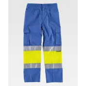 Pantalone da Lavoro Workteam Multitasche Alta Visibilità C4018