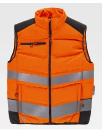 Gilet da Lavoro Workteam Imbottito Alta Visibilità C2951