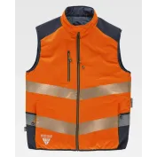 Gilet da Lavoro Workteam Imbottito Reversibile Alta Visibilità C8250