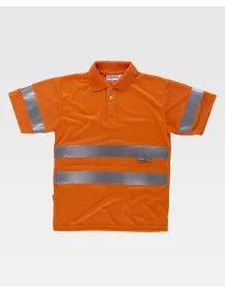 Polo da Lavoro Workteam Manica Corta Alta Visibilità C3880