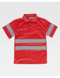 Polo da Lavoro Workteam Manica Corta Alta Visibilità C3887