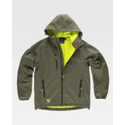 Giacca da Lavoro Workteam Workshell Cappuccio Uomo S9499