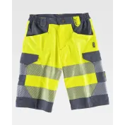 Bermuda da Lavoro Workteam Bicolore Alta Visibilità C2705