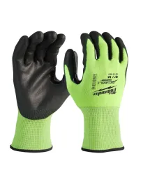 Guanti da Lavoro Alta Visibilità Milwaukee Hi-vis cut C 4932479721