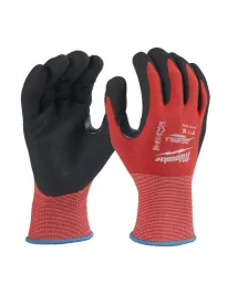 Guanti da Lavoro Milwaukee Spalmati in Nitrili Strech Cut B 4932479906