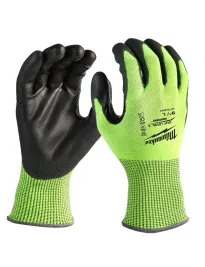 Guanti da Lavoro Milwaukee Alta Visibilità Hi-vis Taglio D 4932479926