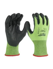 Guanti da Lavoro Milwaukee Alta Visibilità Hi-vis Taglio D 4932479926