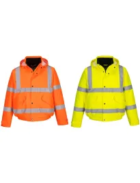 Giubbotto da Lavoro Alta Visibilità Multitasche Impermeabile Stretch Portwest S463