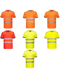 T-shirt da Lavoro Alta Visibilità PW3 Cotton Comfort Portwest T181