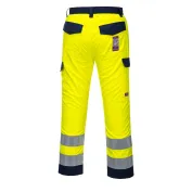 Pantaloni da Lavoro Alta Visibilità Impermeabile Ignifugo Multitasche Modaflame Portwest MV46