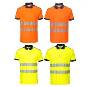 Polo da Lavoro Alta Visibilità PW3 Portwest T180