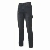 Fuori tutto - Jeans da Lavoro Elasticizzati Multitasche U-Power Tommy EX244 Taglia XL Colore Guado Jeans