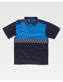Fuori tutto - Polo da Lavoro Manica Corta Alta Visibilità C3855 - Workteam Taglia L Colore Navy/Yellow