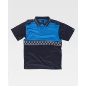 Fuori tutto - Polo da Lavoro Manica Corta Alta Visibilità C3855 - Workteam Taglia L Colore Navy/Yellow