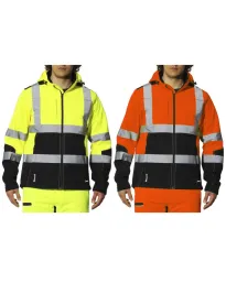 Giacca da lavoro Alta visibilità Softshell Multitasche Impermeabile Lavoris Issa Line 04525