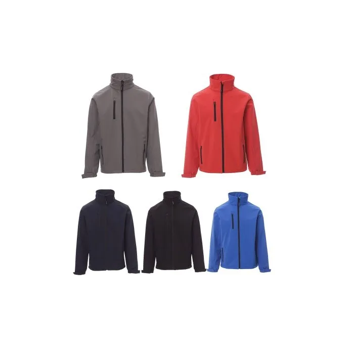 Fuori tutto -Giacca da Lavoro SoftShell Ergonomica e Impermeabile Dublin - Payper AY 7222 Taglia M Colore Blu