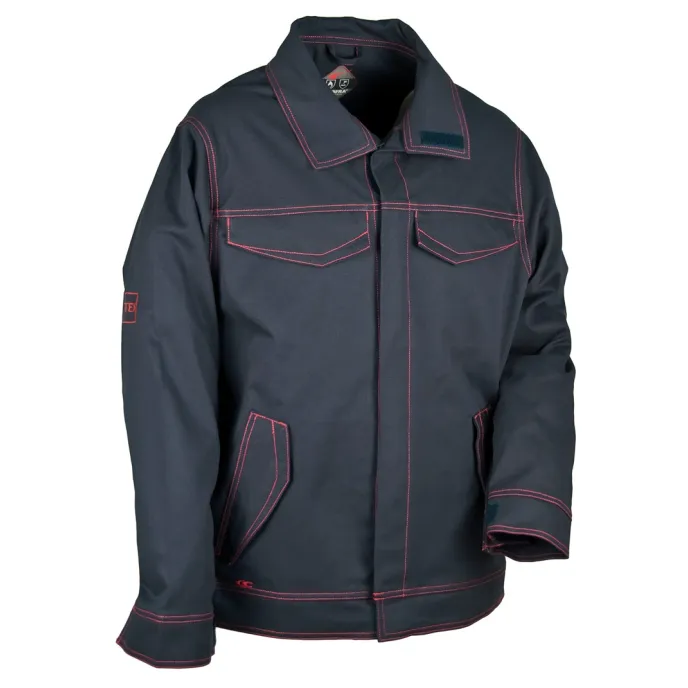 Fuori tutto - Giacca da Lavoro Multitasche Cofra Flametec V260-0-02 Taglia 64 Colore Blu Navy