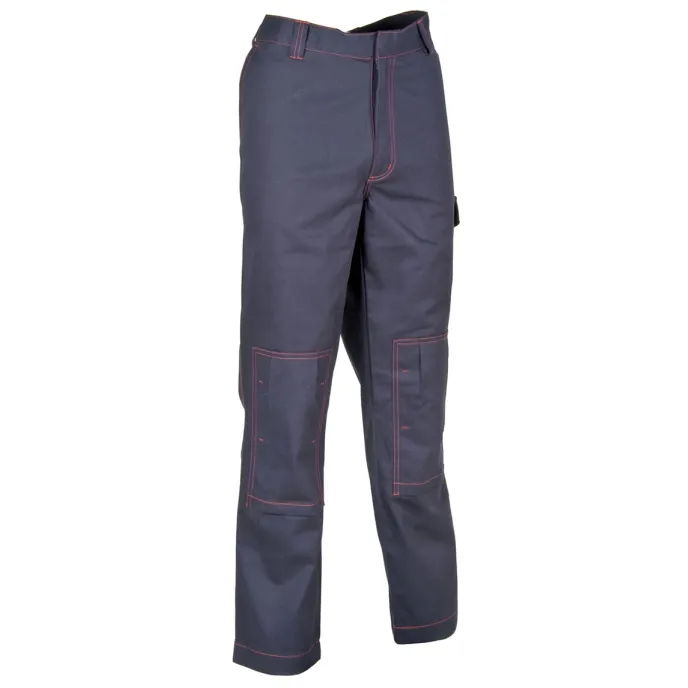 Fuori tutto - Pantaloni da Lavoro Multitasche Cofra Flame Stop V261-0-02 Taglia 64 Colore Blu Navy