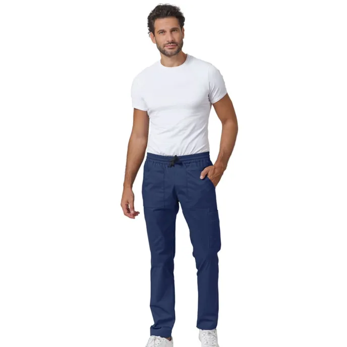 Fuori tutto - Pantaloni unisex multitasche e vita elasticizzata Cruz Dr.Blue Siggi - 04PA1393/00-0757 Taglia S Colore Blu