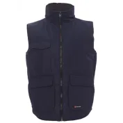 Fuori tutto - Gilet da Lavoro Multitasche con Interno Imbottito Wanted - Payper AY 7140 Taglia L Colore Smoke Nero