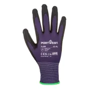 12 Paia - Guanti da lavoro in poliestere spalmati in Poliuretano Portwest A195