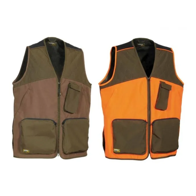 Fuori tutto - Gilet da Lavoro Multitasche Cofra Zivat V542-0-04 Taglia 2XL Colore Fango Arancio