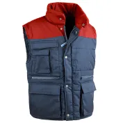 Fuori tutto - Gilet da Lavoro Multitasche Metalfree Sottozero Antares 9025 Taglia L Colore Blu Rosso
