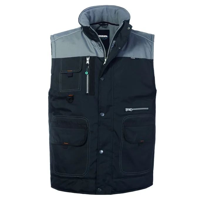 Fuori tutto - Gilet da Lavoro Multitasche Rossini Bradford HH624 Taglia 2XL Colore Nero