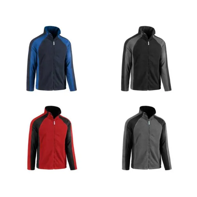 Fuori tutto - Felpa in Pile da Lavoro Zip Intera Sottozero Twister 7850 Taglia M Colore Grigio Nero