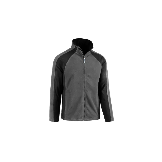 Fuori tutto - Felpa in Pile da Lavoro Zip Intera Sottozero Twister 7850 Taglia M Colore Grigio Nero