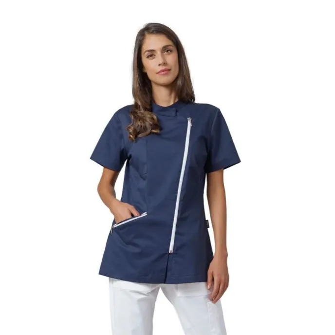 Fuori Tutto - Casacca da donna a maniche corte Kate Dr.Blue Siggi - 04CS1689/00-0757 Taglia S Colore Bianco