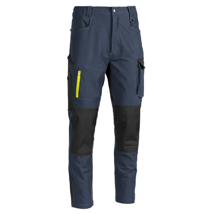 Fuori tutto - Pantaloni da Lavoro Multitasche Stretch Sottozero Short S.S. SS100 Taglia L Colore Grigio Nero