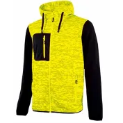 Fuori tutto - Felpa da Lavoro con Cappuccio U-Power Rainbow EY174OF taglia L Black Fucsia