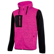Fuori tutto - Felpa da Lavoro con Cappuccio U-Power Rainbow EY174OF taglia L Black Fucsia