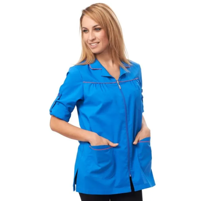 Fuori Tutto - Casacca da donna a maniche lunghe Elita Horeca Siggi - 28CS0052/00-0001 Colore Azzurro Taglia M