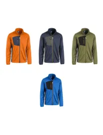 Fuori tutto - Felpa da Lavoro ZIp Intera Multitasche Sottozero Trekking 70700 Taglia L Colore Blu Grigio