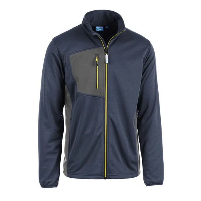 Fuori tutto - Felpa da Lavoro ZIp Intera Multitasche Sottozero Trekking 70700 Taglia L Colore Blu Grigio