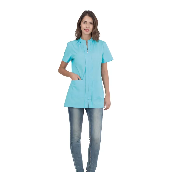 Fuori-tutto - Casacca da donna a maniche corte Alix Horeca Siggi - 28CS1592/00-0001 taglia L colore blu