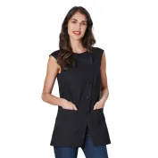 Fuori-tutto - Casacca donna smanicata Mara Horeca Siggi - 28CS1694/00-0001  Taglia M colore nero